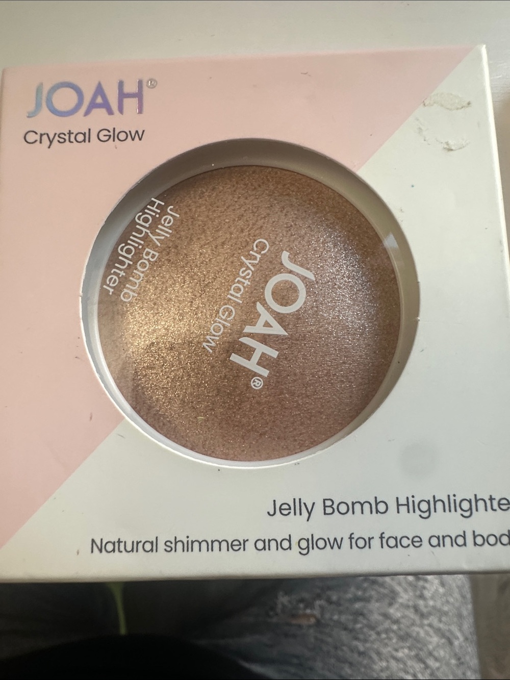 J.O.A. Crystal Glow Jelly Bomb Highlighter - Rose x2